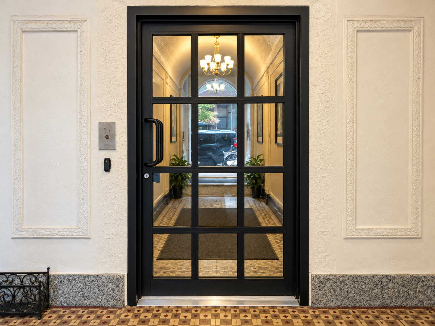 Commercial fire doors at an occupied school or multifamily building